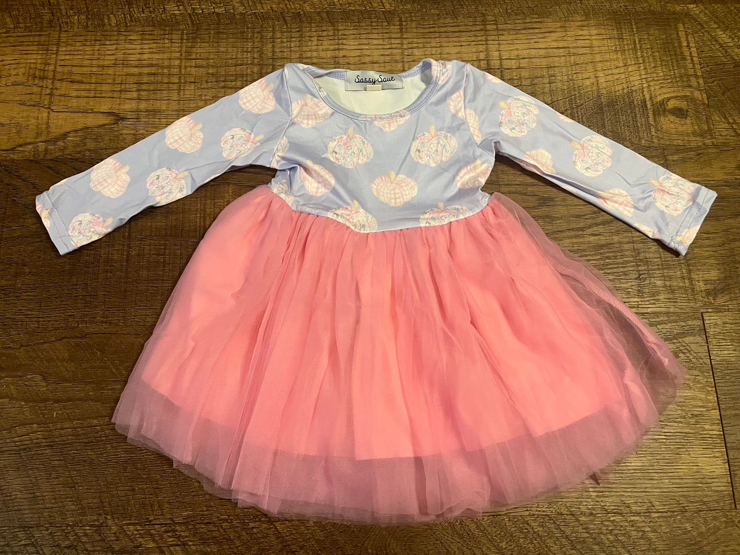 Pumpkin Pink Tutu Dress in a Size 2T