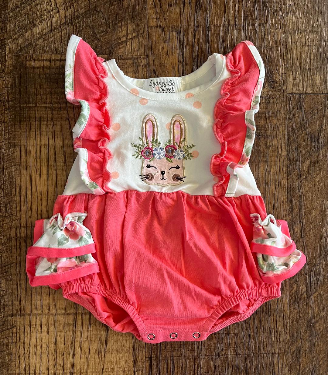 6-12 Month One Piece Bunny Outfit