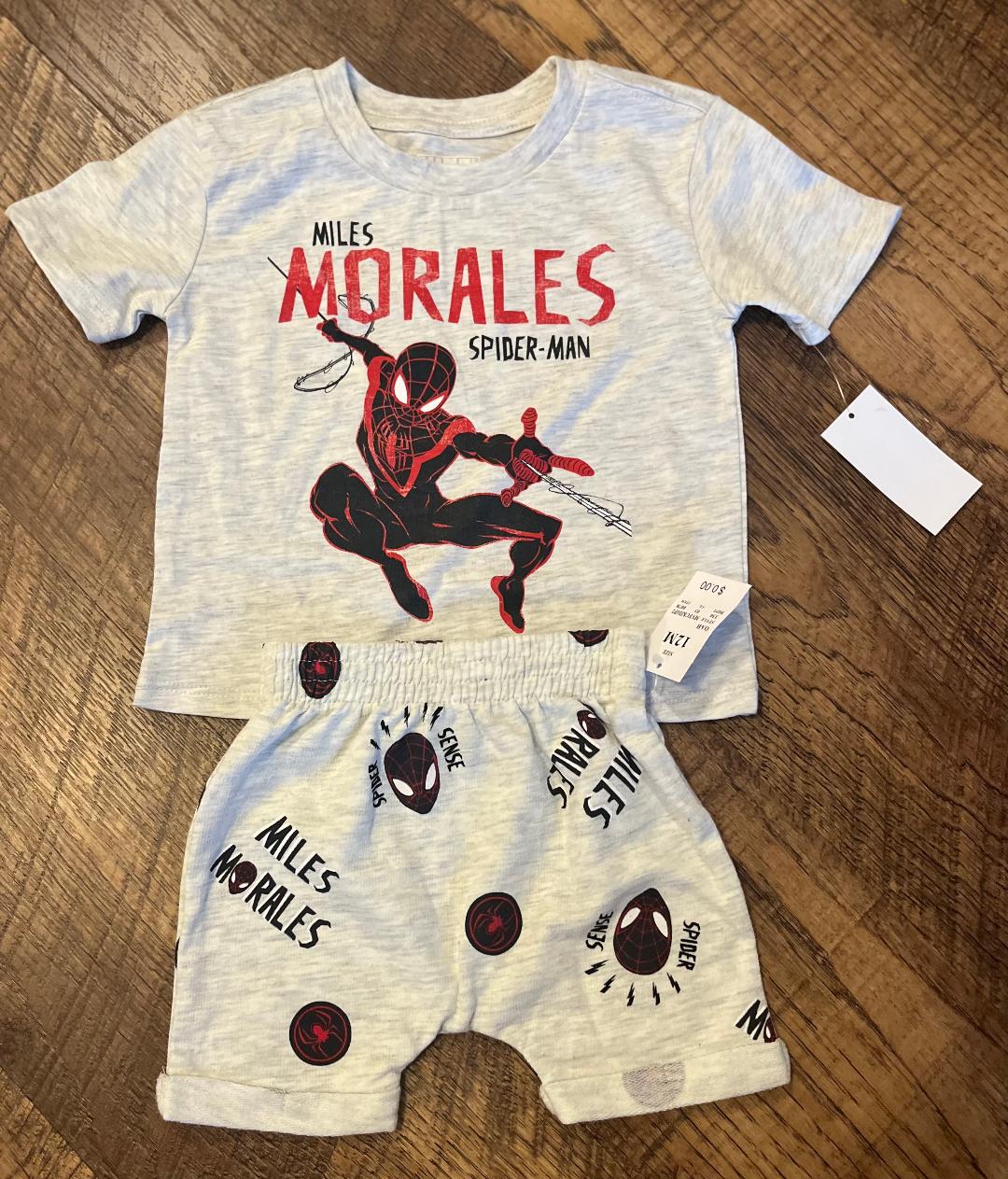 Marvels Spiderman 12 Month 2 Piece outfit