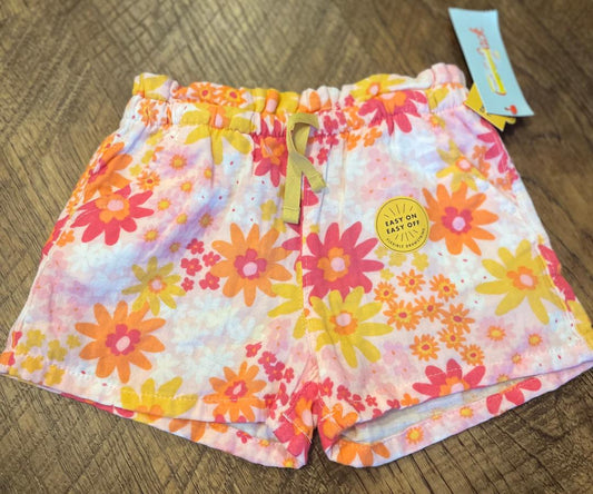 Cat and Jack Floral Shorts in a Size 12 Months