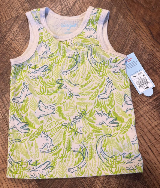 Cat and Jack Dinosaur Size 18 Month Tank Top