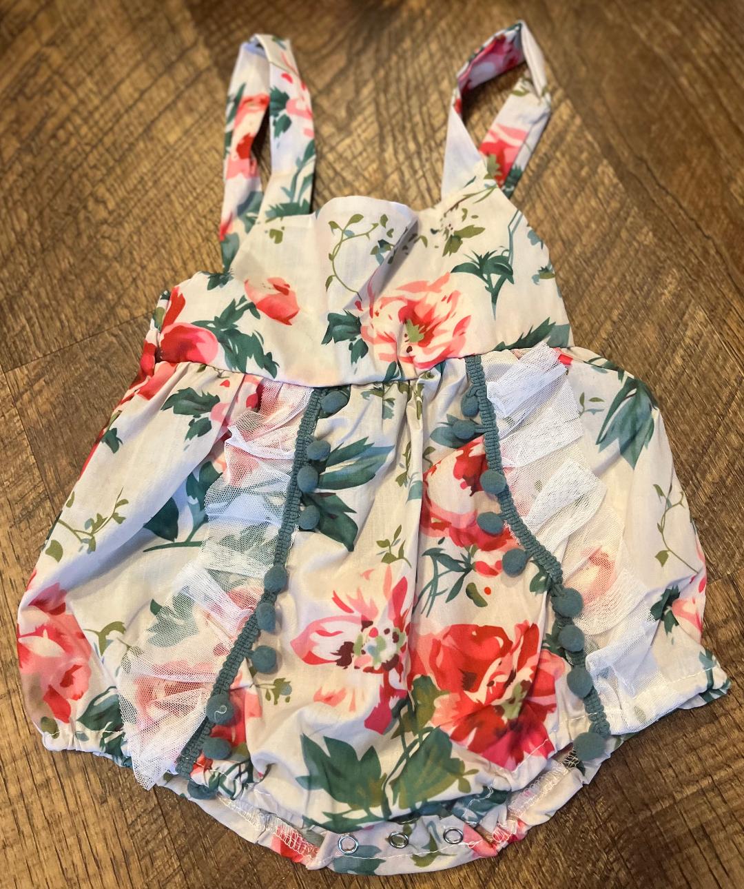 Floral One Piece Outfit 18-24 Month Outfit