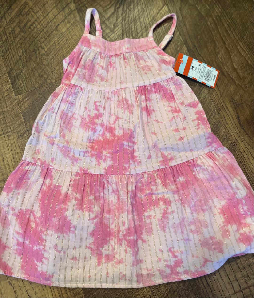 Cat and Jack Tye Dye Dress in Size 18 Month