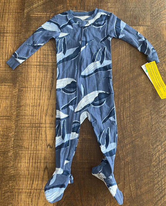 Carters Whale Footed Pj's