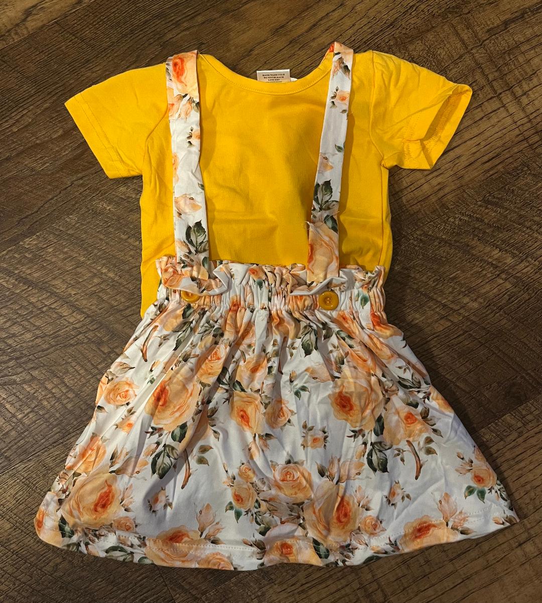 Floral 2 piece Skirt Outfit in a size 12-18 Month