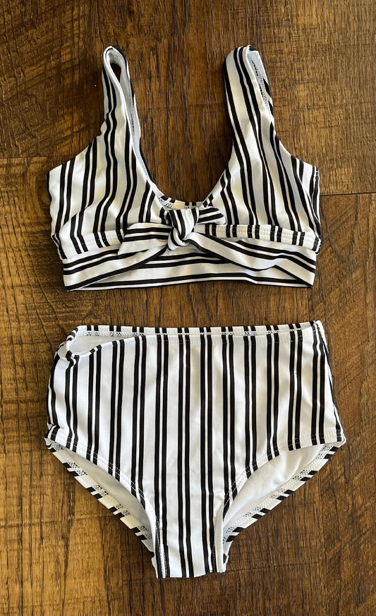 Striped 2 Piece Size 5 Bathing Suit