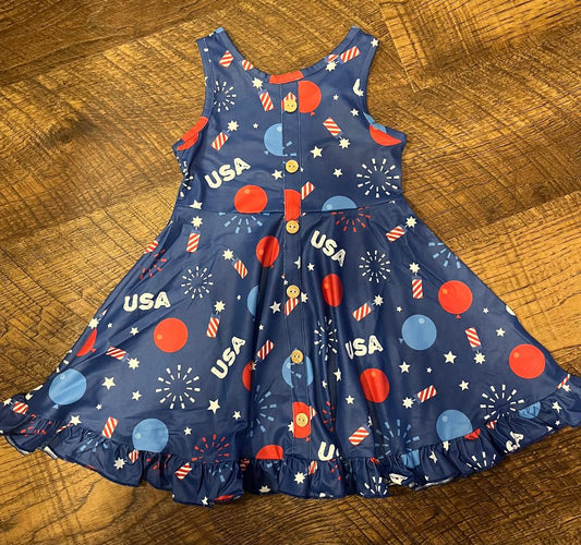 Fireworks sleeveless 12-18 Month Dress