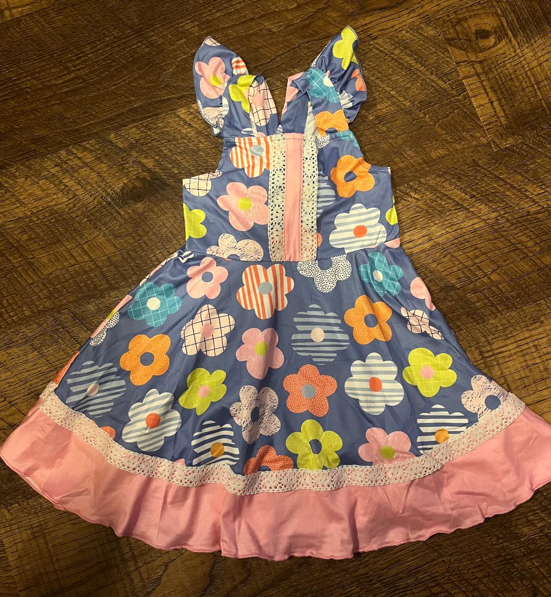 Floral Sleeveless Size 12-18 Month Dress