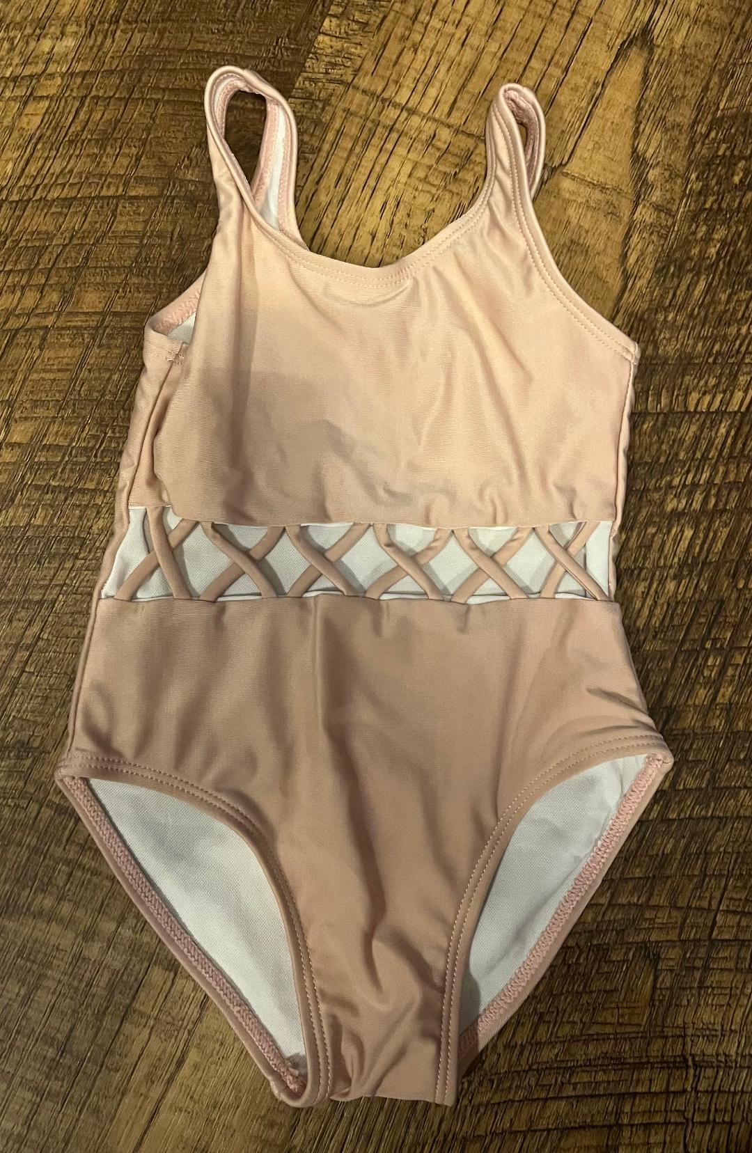 Dusty Rose 1 Piece Bathing Suit in a Size 6-12 Month