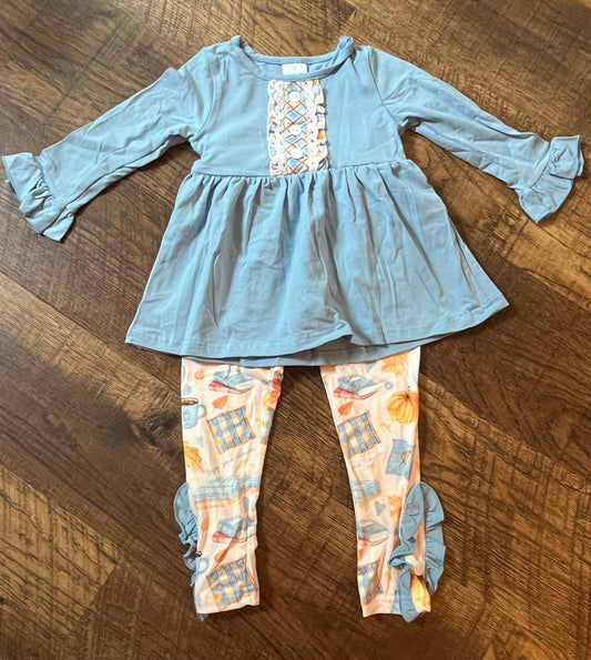 2 Piece Pumpkin Legging Outfit in a Size 3T