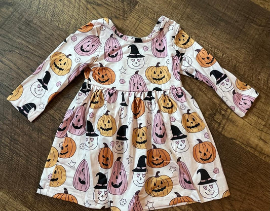 Jack O Lantern Skater Dress in Size 18 Months