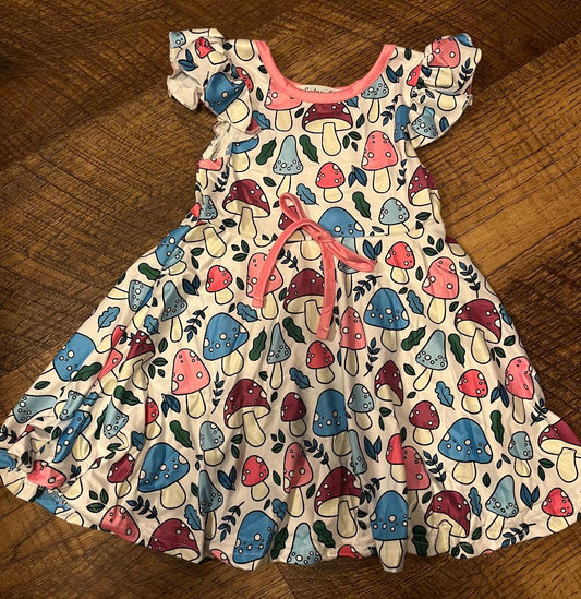 Mushroom Dress in Size 12-18 month