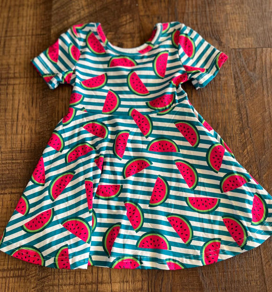 Watermelon Toddler Skater Dress