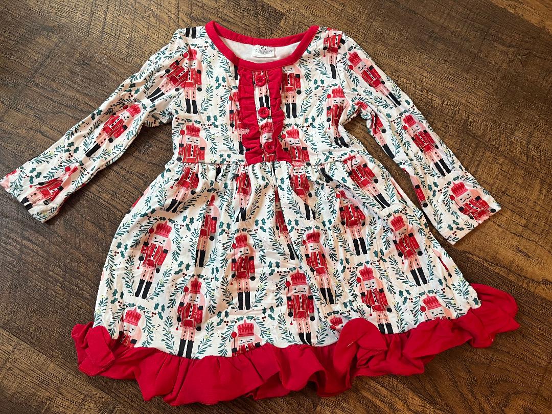 Nutcracker Holiday Dress in a Size 2T