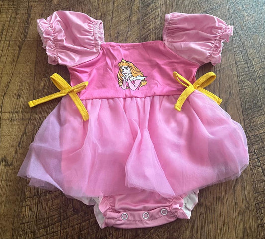 Pink Princess Tulle Bubble in a Size 18 Month
