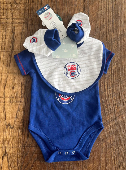 Short Sleeve Chicago Cubs Onesie