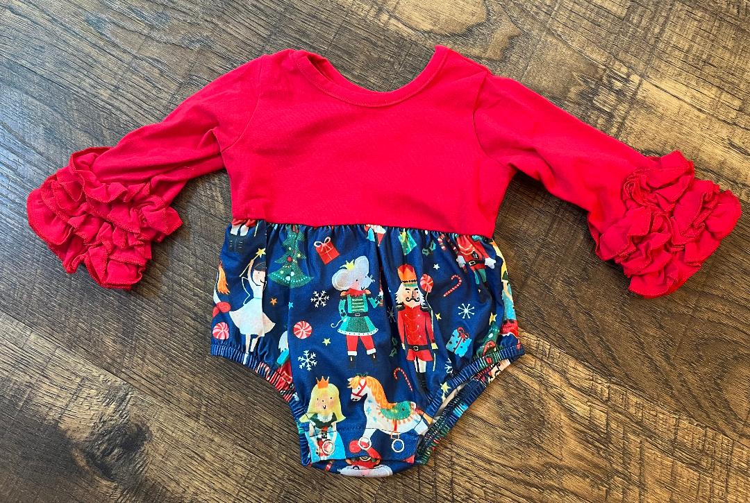 Nutcracker Romper in a Size 3-6 Month