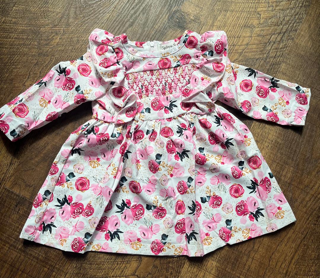 Long Sleeve Floral Dress in a Size 18 Months