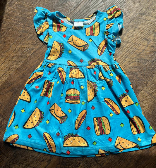 Taco and Burger 2T Dress