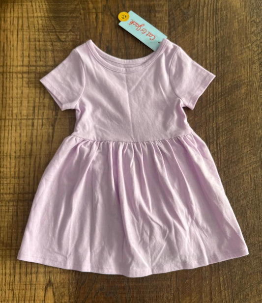 Short Sleeve Cat & Jack Soft Purple Dress