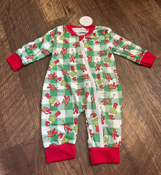 Grinch Sleeper in a Size 18 Month
