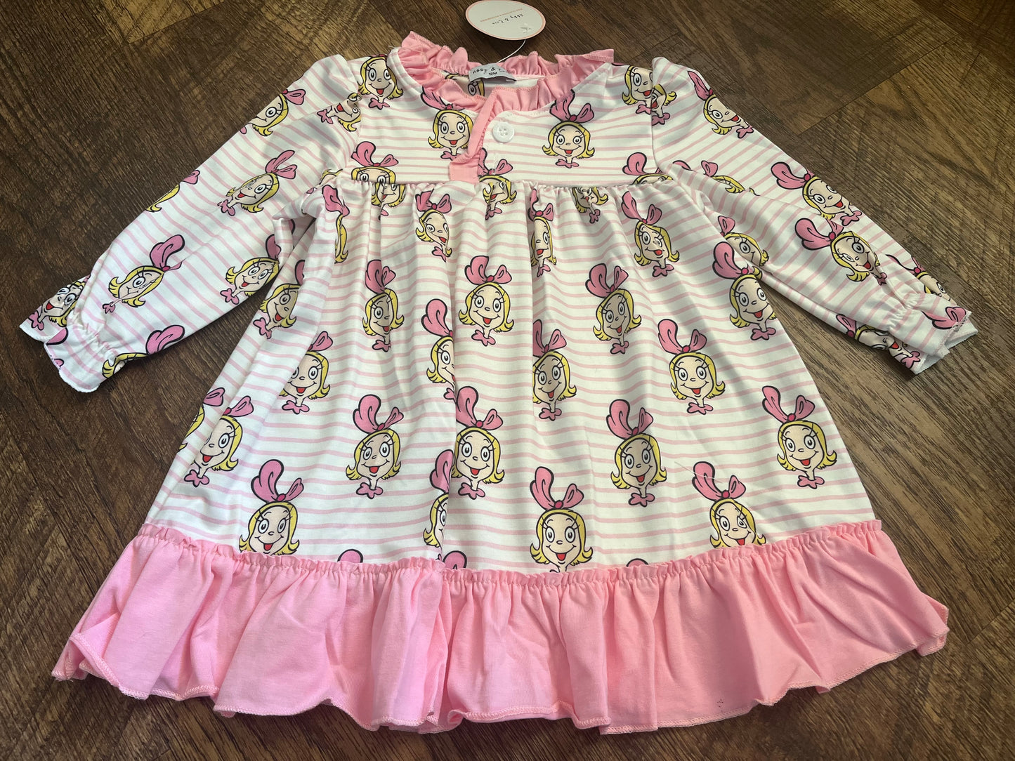 Cindy Lou Dress in a Size 12 Month