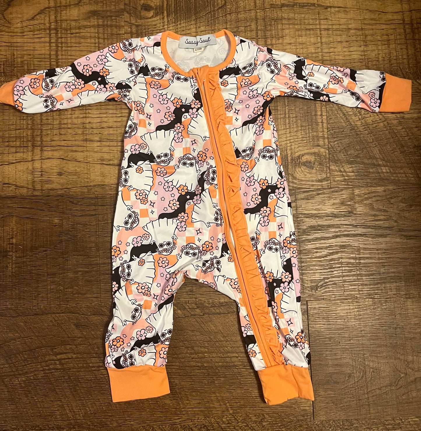 Ghostly Halloween Sleeper in a Size 2T