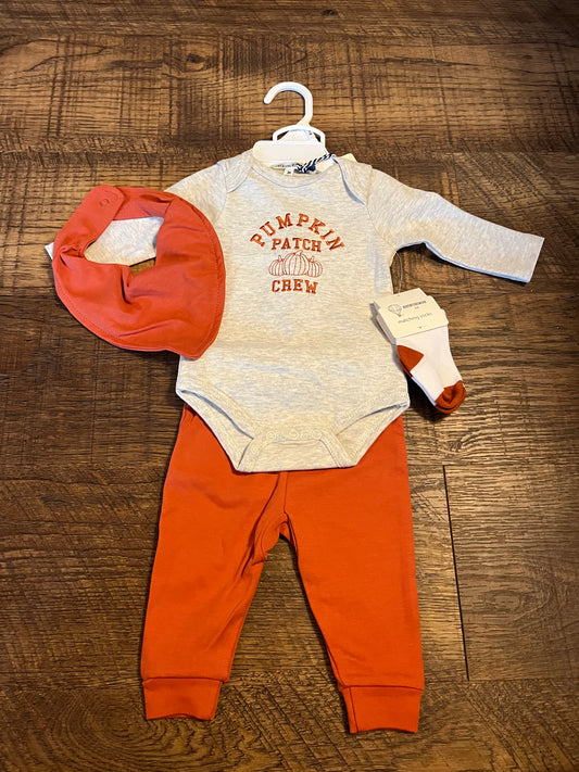 4 Piece Dillards Pumpkin Patch Outfit in a Size 3 Month