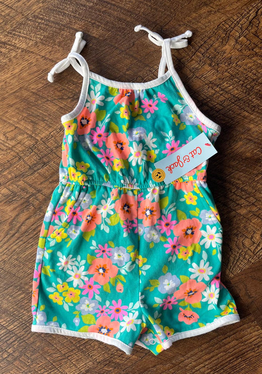 Cat and Jack Floral Romper in Size 2T