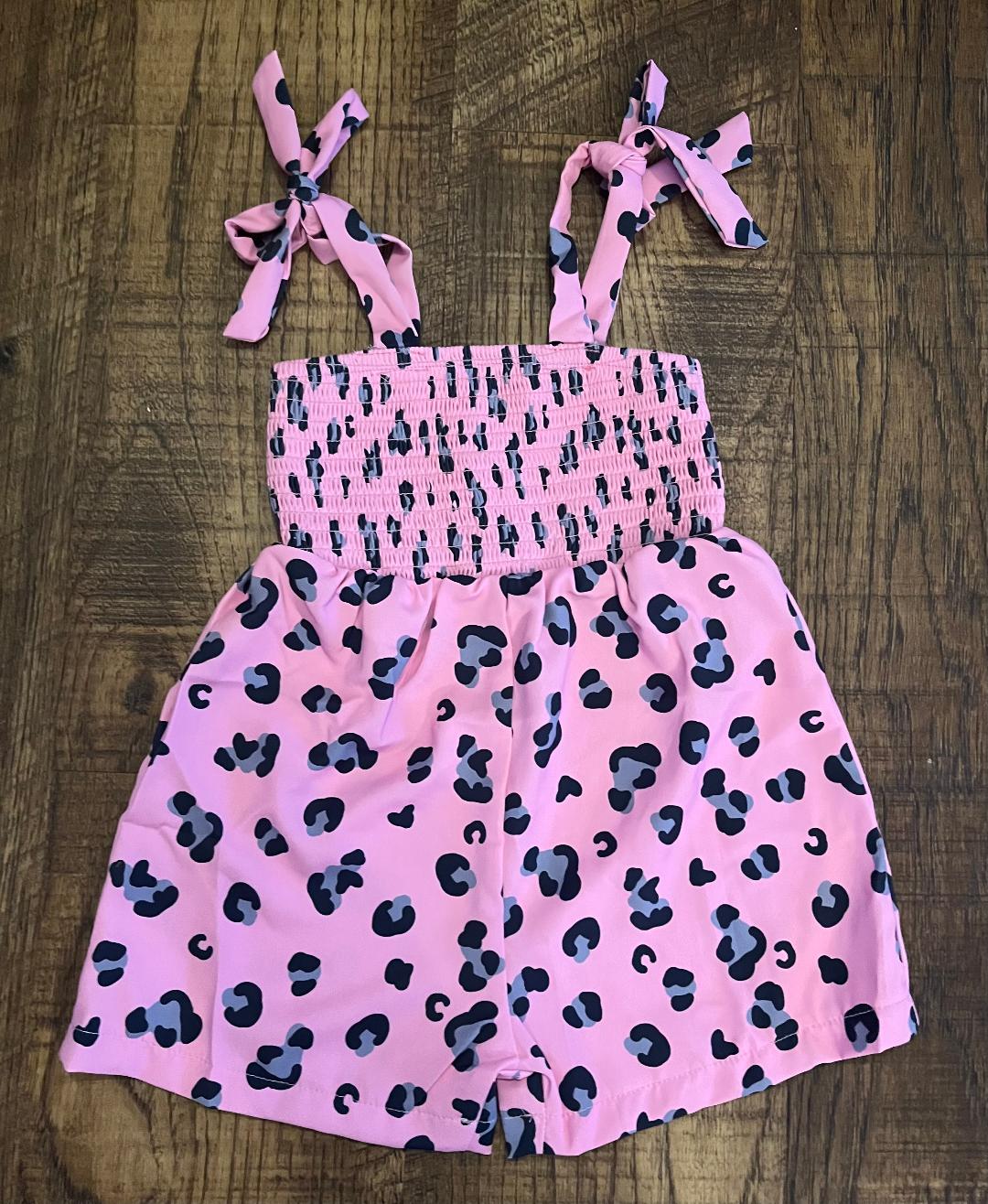 Pink Cheetah Toddler Skort