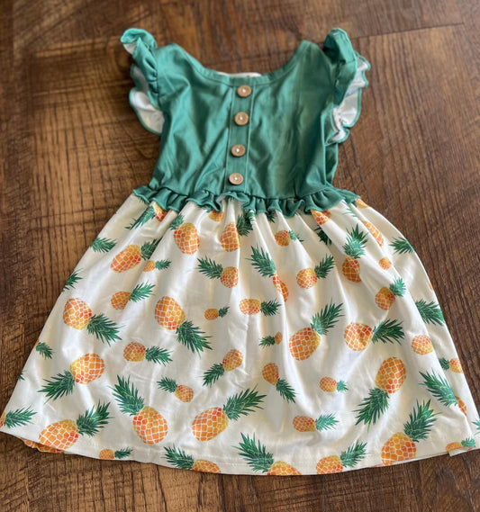 2T Pineapple Sleeveless Dress