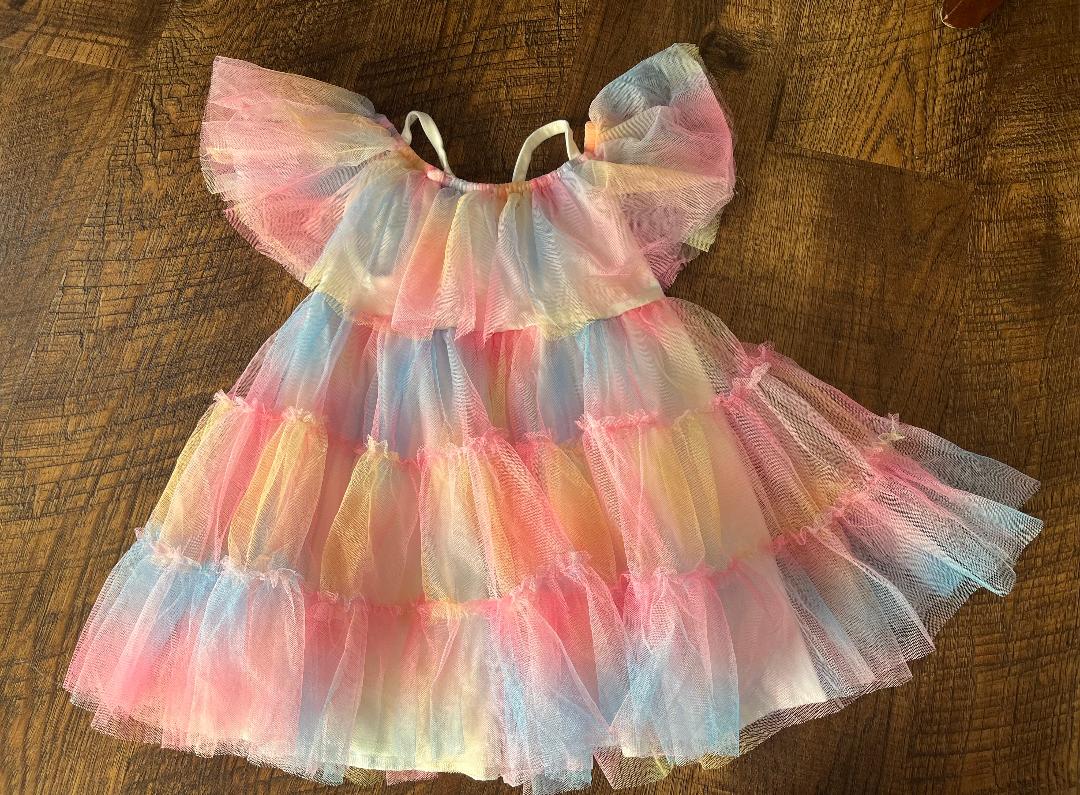 Pastel Tutu Dress in Size 2T